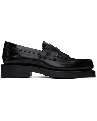 Our Legacy Fringed Loafers - Black