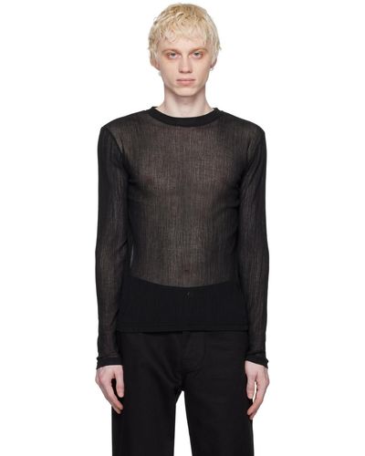 K.ngsley Uncut Long Sleeve T-shirt - Black