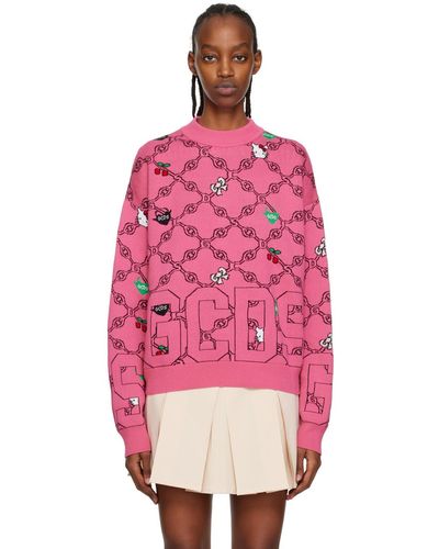 Gcds Pink Hello Kitty Edition Sweater