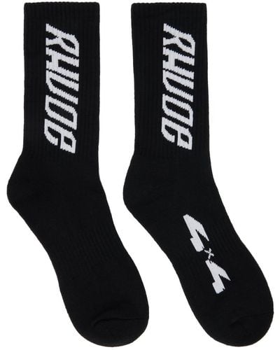 Rhude 4x4 Sport Socks - Black