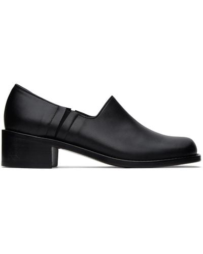 Amomento Rounded Loafers - Black
