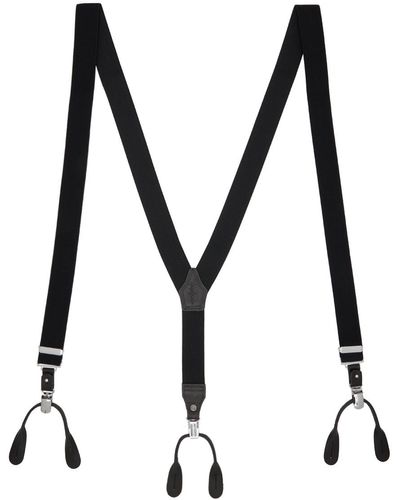 Yohji Yamamoto Woolly 2way Suspenders - Black