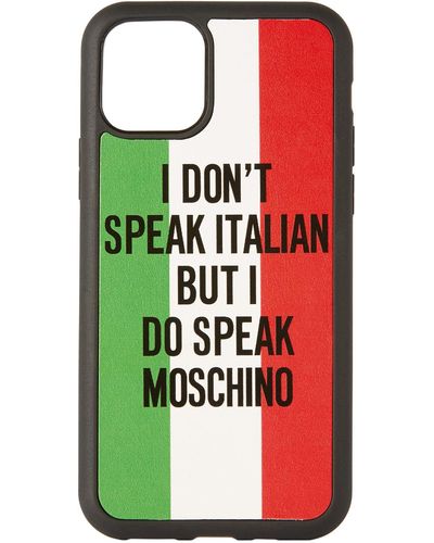 Moschino Italian Slogan Iphone 11 Pro ケース - マルチカラー