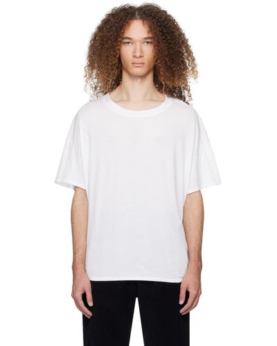 Les Tien T-shirt surdimensionné blanc