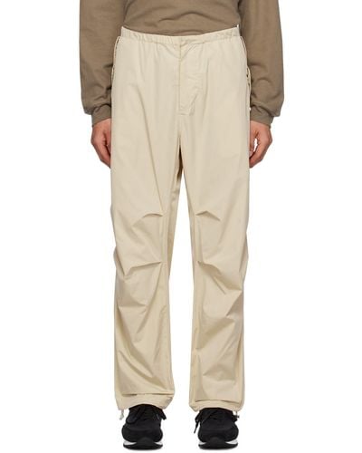 The Row Beige Antico Trousers - Natural