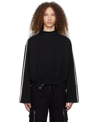 C2H4 Linear Sweatshirt - Black