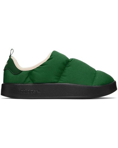 adidas Originals Green Puffylette Slippers