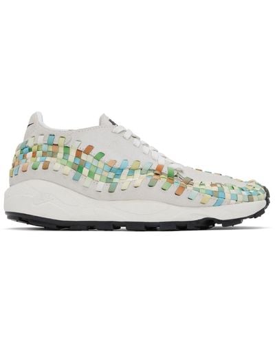 Nike Multicolour Air Footscape Woven Sneakers - Black