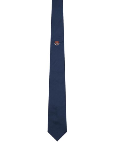 KENZO Cravate bleu marine - Noir
