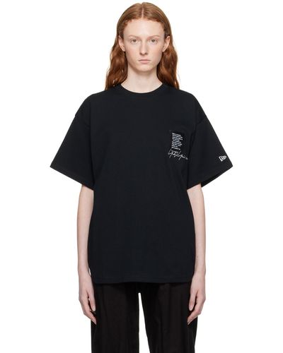 Yohji Yamamoto Black New Era Edition Oversized Performance T-shirt