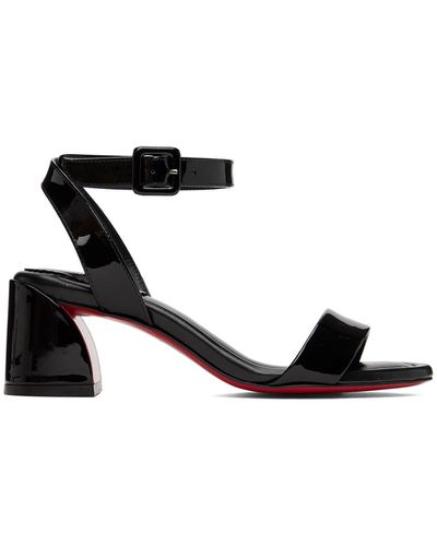 Christian Louboutin Black Miss Sabina 55 Heeled Sandals