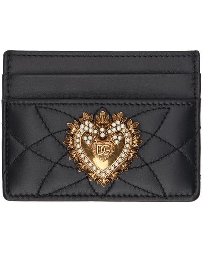 Dolce & Gabbana Porte-cartes devotion noir