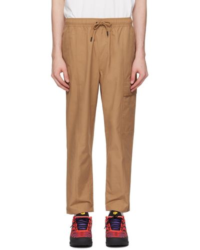 Nike Pantalon cargo brun clair à cordon coulissant - Multicolore