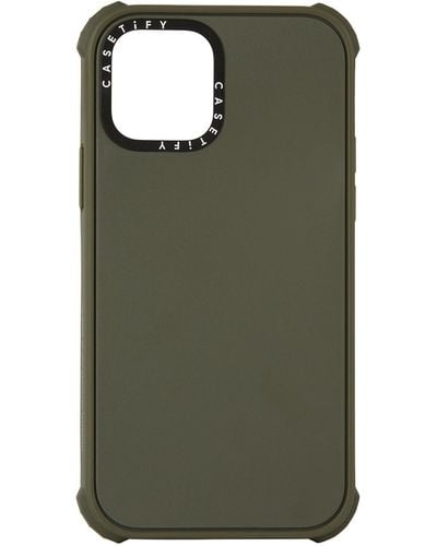 Casetify カーキ Ultra Impact Iphone 12 Pro ケース - グリーン