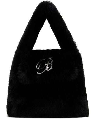 Blumarine Faux-fur Bag - Black