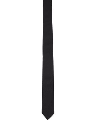 Givenchy Micro Jacquard 4g Tie - Black