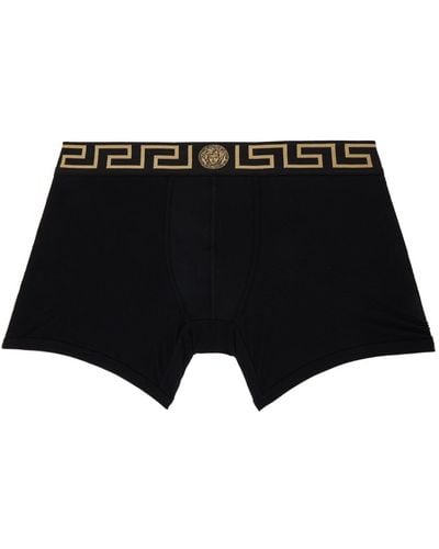 Versace Greca Border Boxers - Black