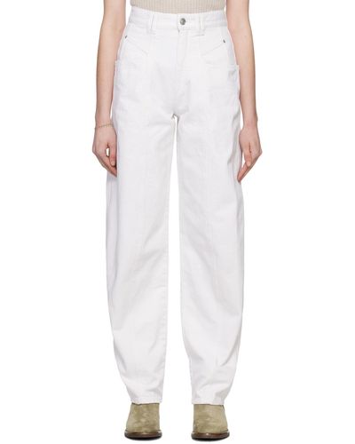 Isabel Marant White Vetan Jeans