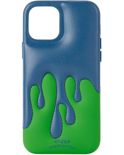 Urban Sophistication Ssense Exclusive 'the Dripping Dough' Iphone 12/12 Pro Case - Blue