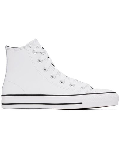 Converse White Chuck Taylor All Star Pro Sneakers - Black