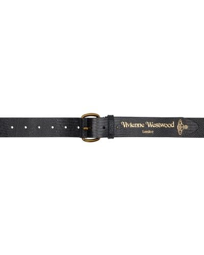 Vivienne Westwood Roller Buckle Belt - Black