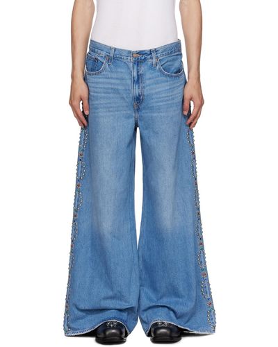 Anna Sui Ssense Exclusive Jeans - Blue