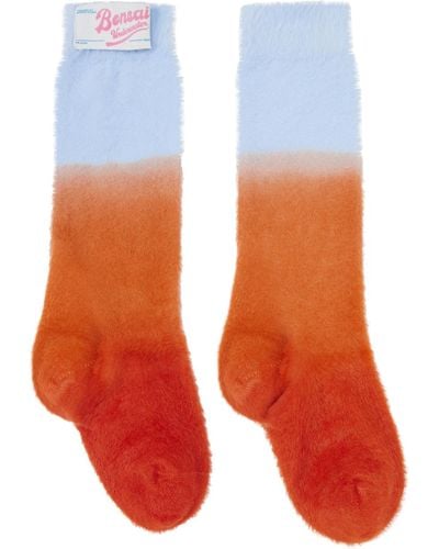 Bonsai Fluffy Socks - Red