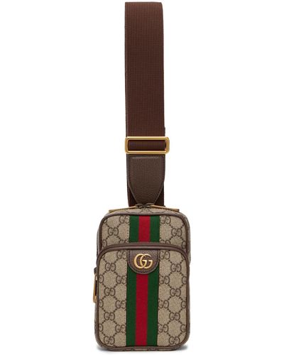 Gucci Mini Sac Ophidia GG - Marron