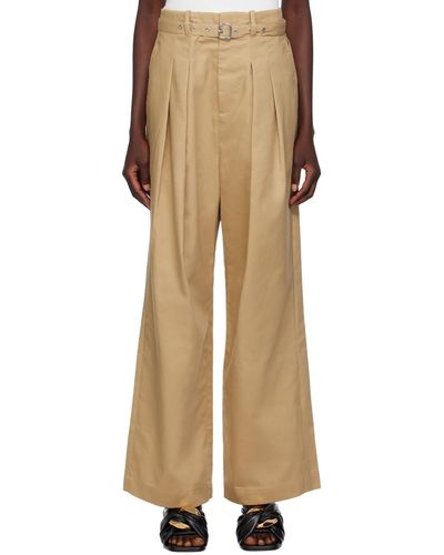 JW Anderson Pantalon à plis - Neutre