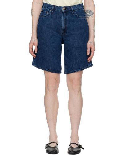 Rag & Bone Ragbone short mckenna bleu mne en denim