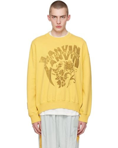 Lanvin Future Edition Sweatshirt - Yellow