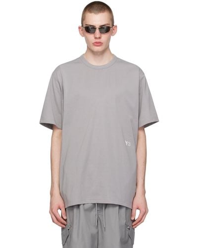 Y-3 Grey Premium T-shirt