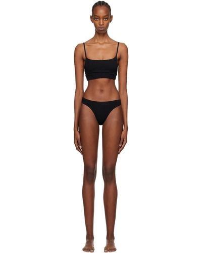 Bondeye Strap Saint Cropchristy Bikini - Black