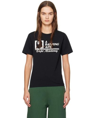 A Bathing Ape Academy T-shirt - Black