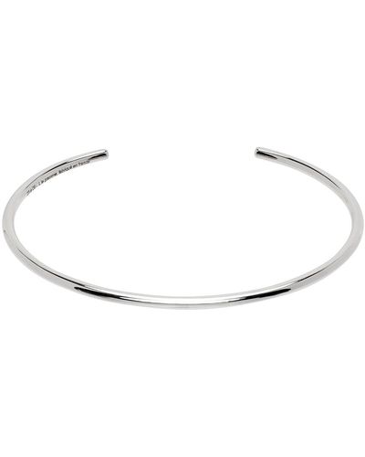 Le Gramme シルバー Le 7g Bangle ブレスレット - ブラック