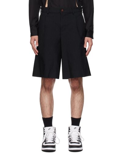 COMME DES GARÇON BLACK Comme des garçons short noir à six poches