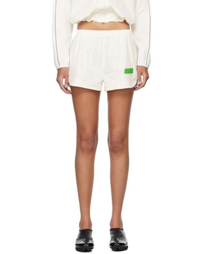 Ganni Shell Shorts - White