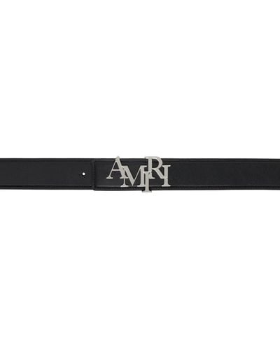 Amiri Black staggered Belt