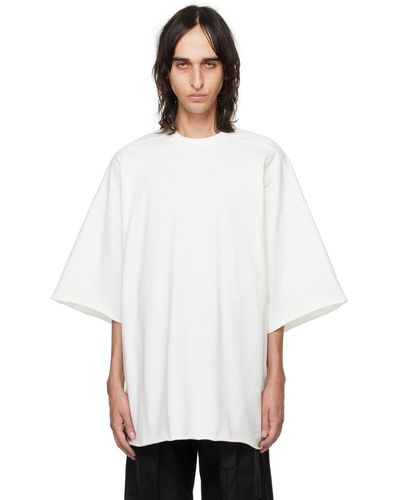 Rick Owens ホワイト Tommy Tシャツ