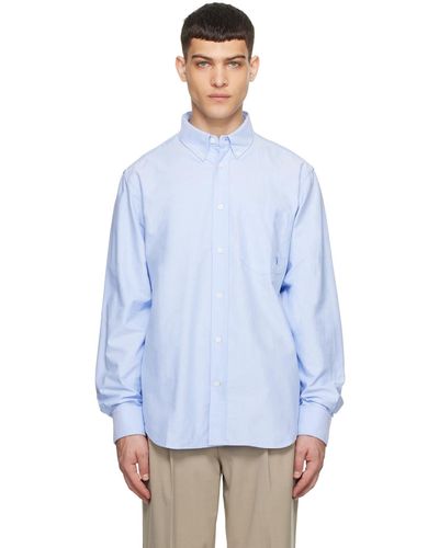 Norse Projects Chemise algot bleue