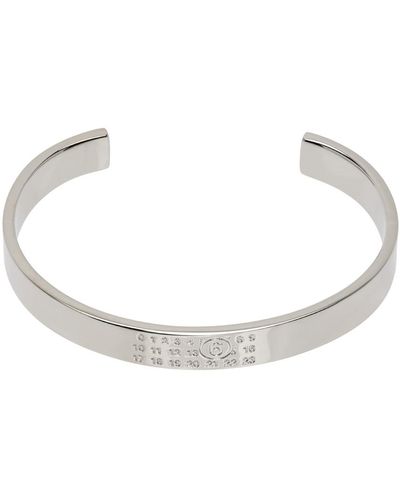 新品・未使用】MM6 MAISON ちぢま MARGIELA ロゴ ブレスレット 2