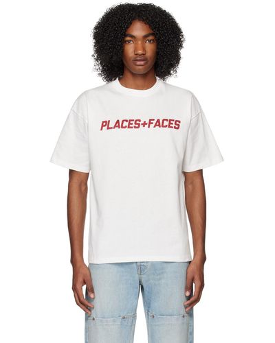 PLACES+FACES Places+faces ホワイト エンブレム Tシャツ