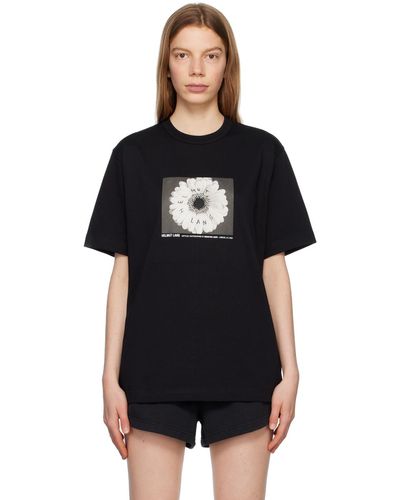 Helmut Lang Black Photo T-shirt