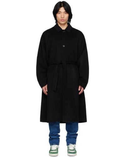 Acne Studios Black Belted Coat