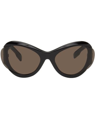 McQ Mcq Black Futuristic Sunglasses