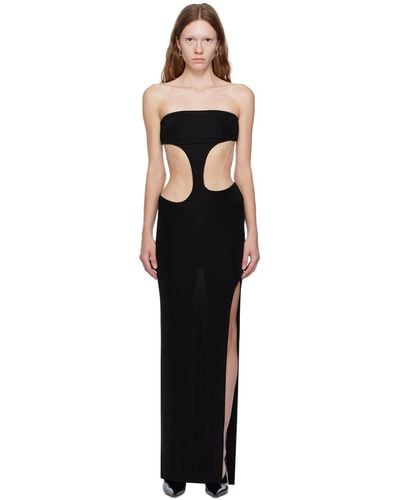 Louisa Ballou Carve Maxi Dress - Black