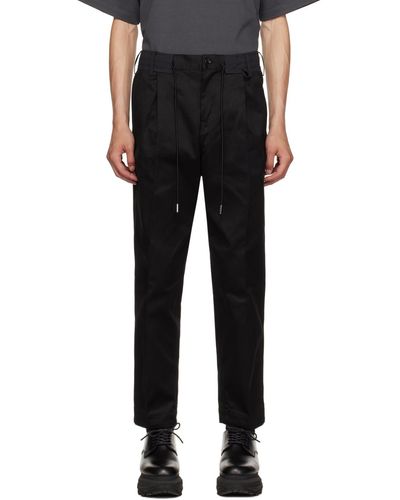 Sacai Black Drawstring Pants