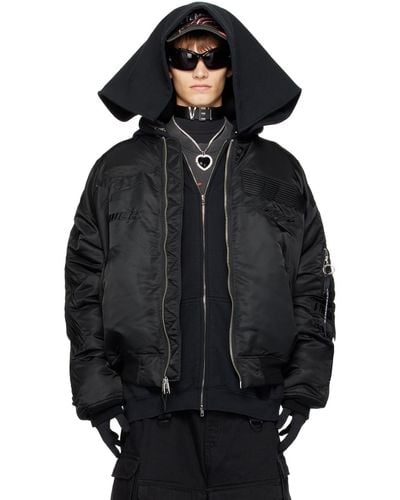 Vetements Alpha Industries Edition Out Bomber Jacket - Black