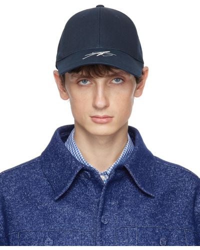 Adererror Embroidered Cap - Blue