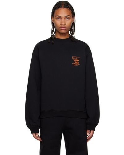 Y. Project Embroidered Sweatshirt - Black